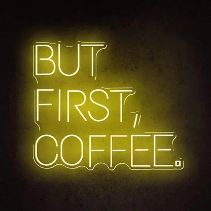 But First Coffee Business Neon Sign LED Sign Club