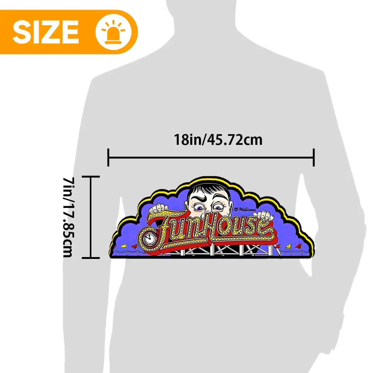 Funhouse Logo Topper 3D Printed Lightbox, USB Powered & Full Dimmable FYLZGO Signs