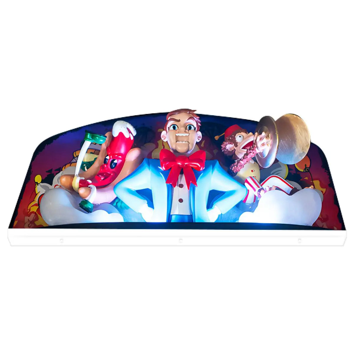 Funhouse 2.0 Pinball Acrylic LED Topper, for Pinball Machine, Pinball Topper FYLZGO Signs