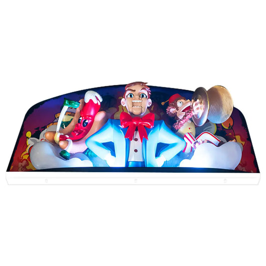 Funhouse 2.0 Pinball Acrylic LED Topper, for Pinball Machine, Pinball Topper FYLZGO Signs
