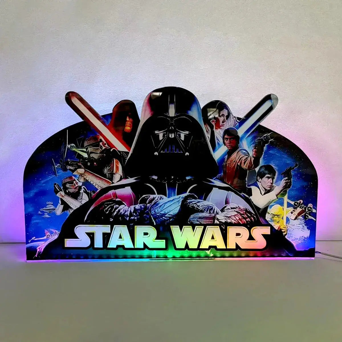 Arcade 1up Star Wars flipper Pinball Topper 3D Acrylic LED Topper, for Pinball Machine, Pinball Topper FYLZGO Signs