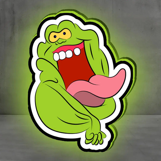 Ghostbusters Slimer 3D Lightbox USB Powered with Dimming Control Perfect Decor FYLZGO Signs