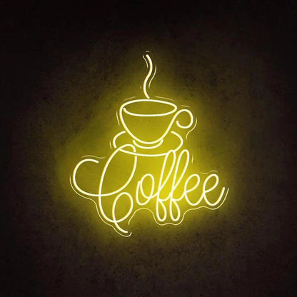Coffee Warm Business Neon Sign - FYLZGO Signs