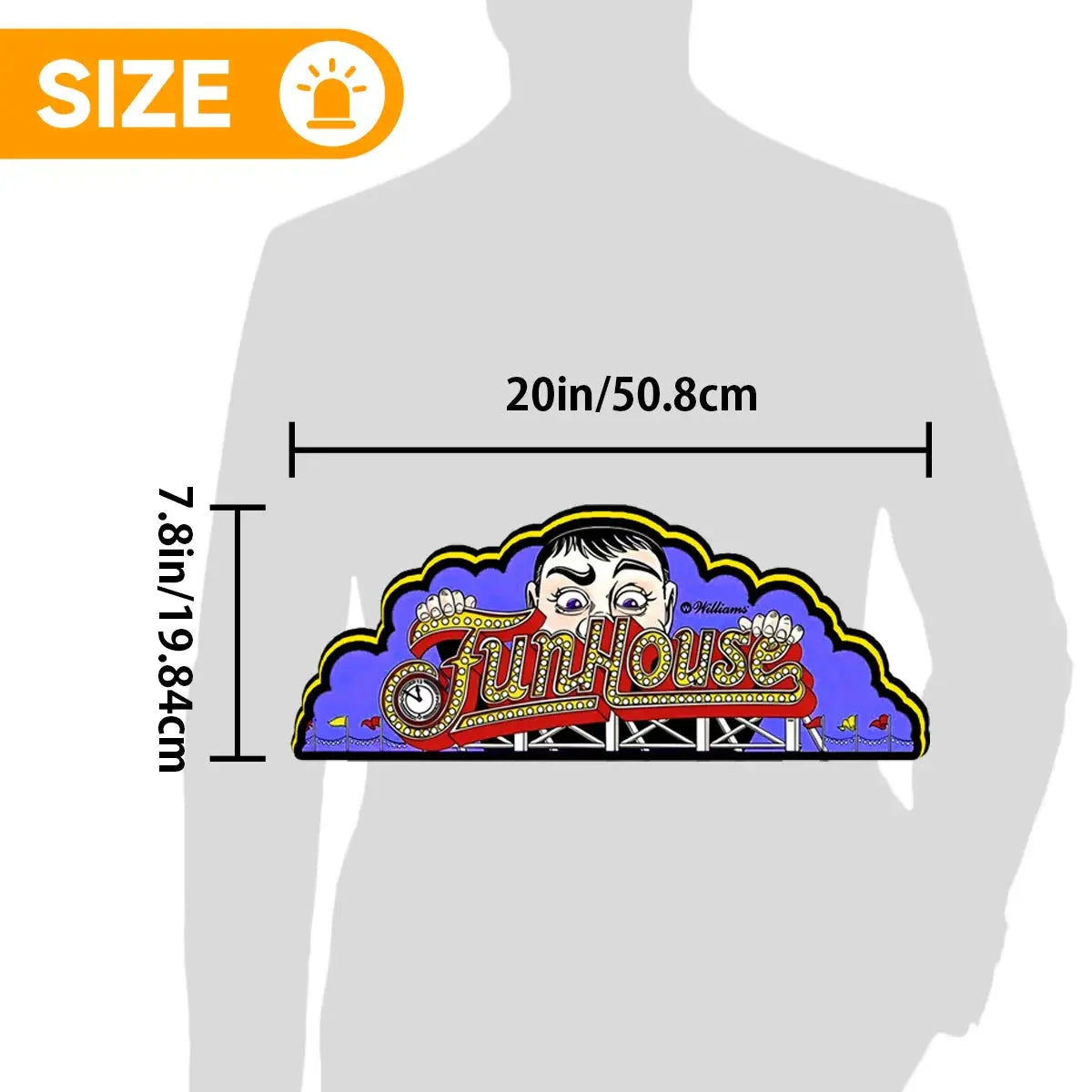 Funhouse Logo Topper 3D Printed Lightbox, USB Powered & Full Dimmable FYLZGO Signs