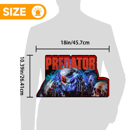 Predator 2025 Pinball Topper Led Lightbox, For Pinball Machine by Pinball Brothers, 5V USB with Dimmer Perfect for Game Room Man's Cave FYLZGO Signs