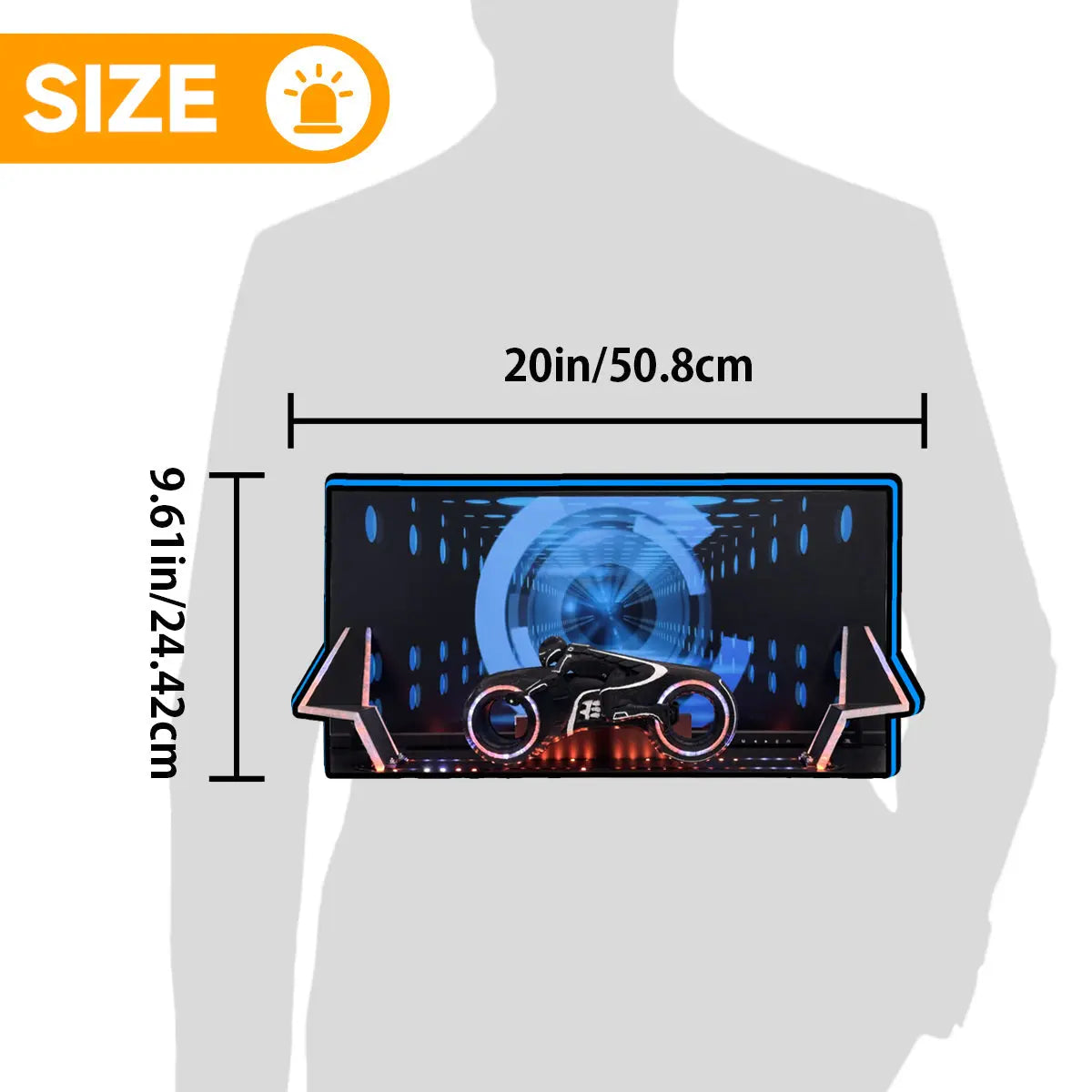 NEW TOPPER 2025 for STERN PIN TRON Legacy Tron Pinball Topper, 3D Printed Lightbox Powered by USB Band Dimm Man's Cave FYLZGO Signs