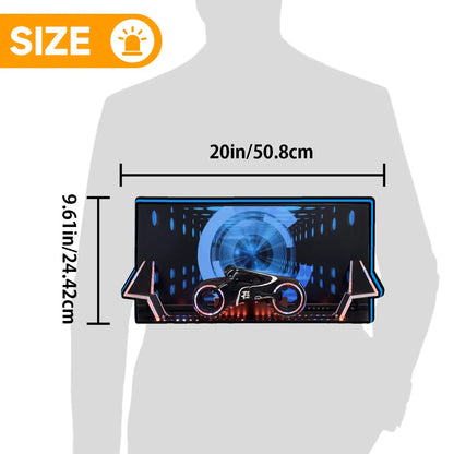 NEW TOPPER 2025 for STERN PIN TRON Legacy Tron Pinball Topper, 3D Printed Lightbox Powered by USB Band Dimm Man's Cave FYLZGO Signs