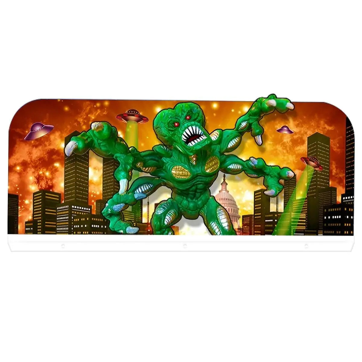 Attack from Mars Pinball Acrylic LED Topper, for CGC Pinball Machine, Arcade 1up Pinball Topper FYLZGO Signs