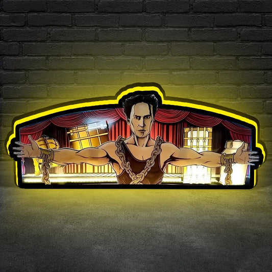 Houdini Pinball Topper LED Lightbox,  3D Printed Lightbox Rock Your Game FYLZGO Signs