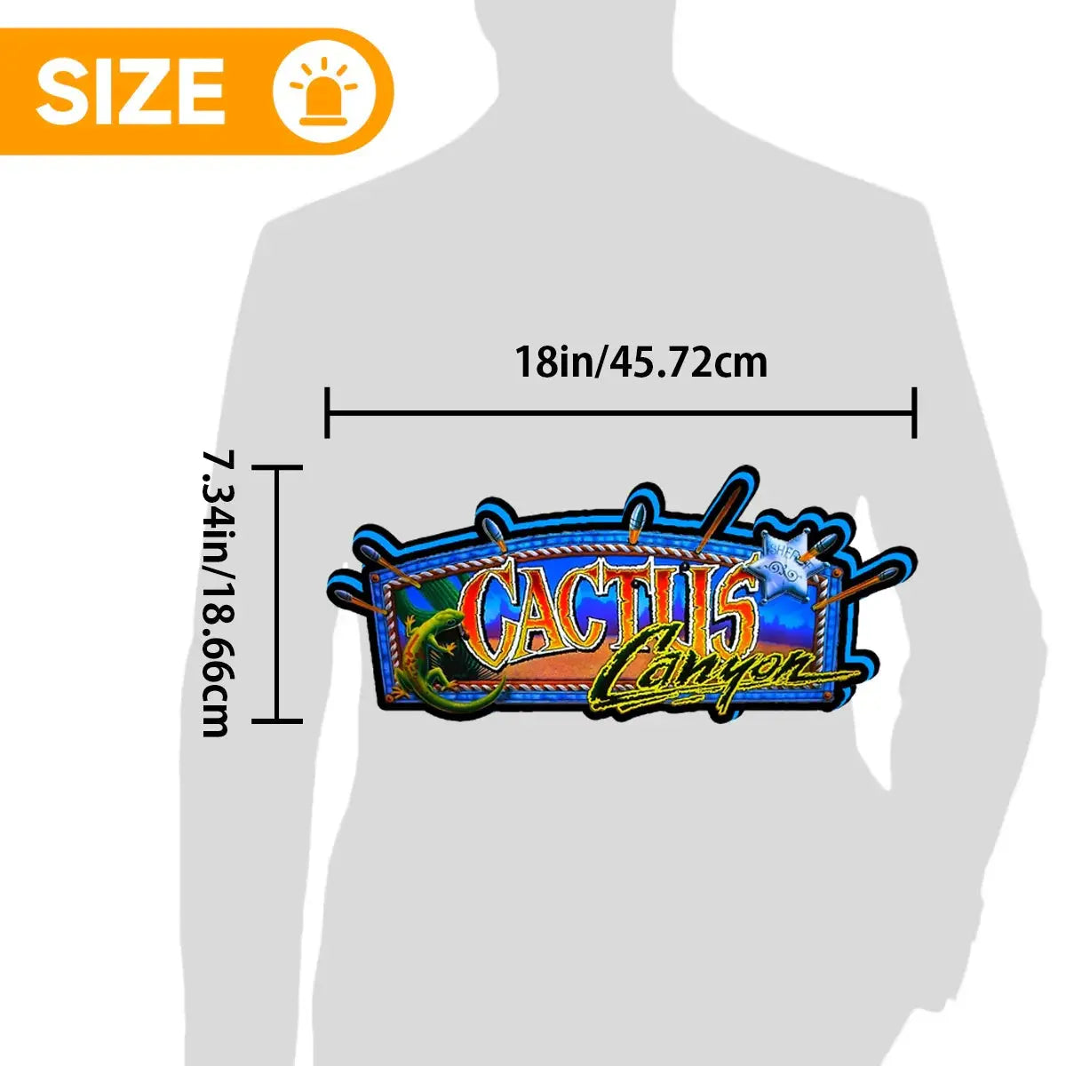 Cactus Canyon Remake Pinball Topper, Video Game Machine LED Lightbox , Pinball Arcade Decor,  Special Edition Topper for CGC Pinball Machine FYLZGO Signs