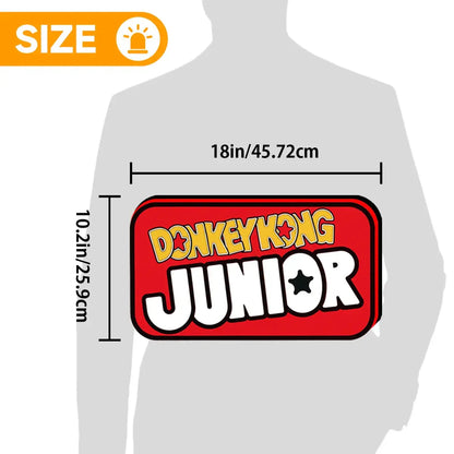 Donkey Kong Junior 3D Printed LED Lightbox for Gaming Room Decor, Classic Arcade Gaming Lightbox FYLZGO Signs