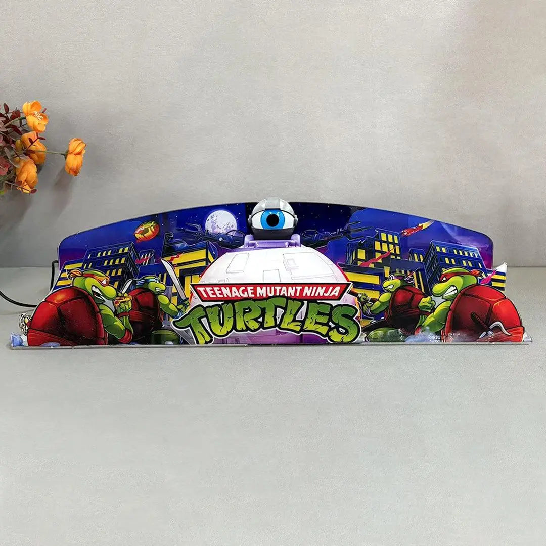 TMNT Teenage Mutant Ninja Turtle Pinball Acrylic LED Topper, for Pinball Machine, Pinball Topper FYLZGO Signs