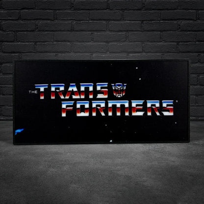 Transformers retro 3D printed LED light box logo wall art decorative fan cave FYLZGO Signs