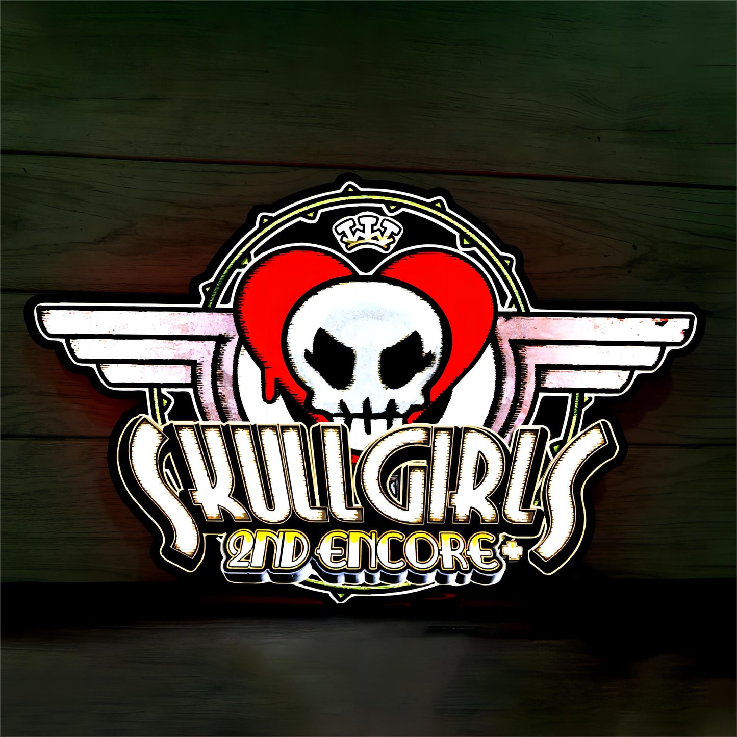 Skullgirls 2nd Encore Game Logo Lightbox LED Sign Custom for Decor FYLZGO Signs