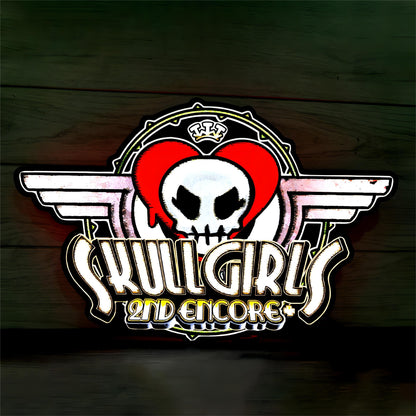 Skullgirls 2nd Encore Game Logo Lightbox LED Sign Custom for Decor FYLZGO Signs