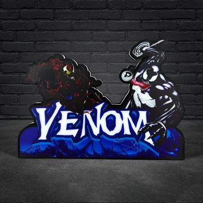 Venom Pinball Topper LED Light Box Fully Darkable USB Powered, Pinball Arcade Decor, Perfect for Game Room or Pinball Machine FYLZGO Signs