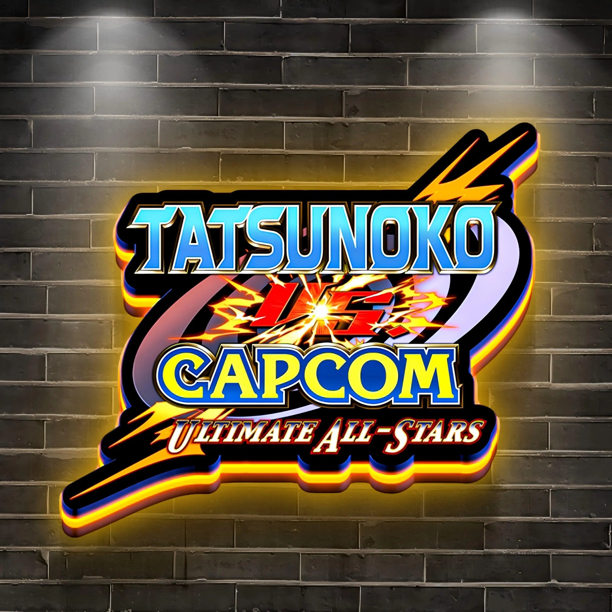 Tatsunoko VS Capcom Ultimate All-Stars 3D Printed LED Lightbox FYLZGO Signs