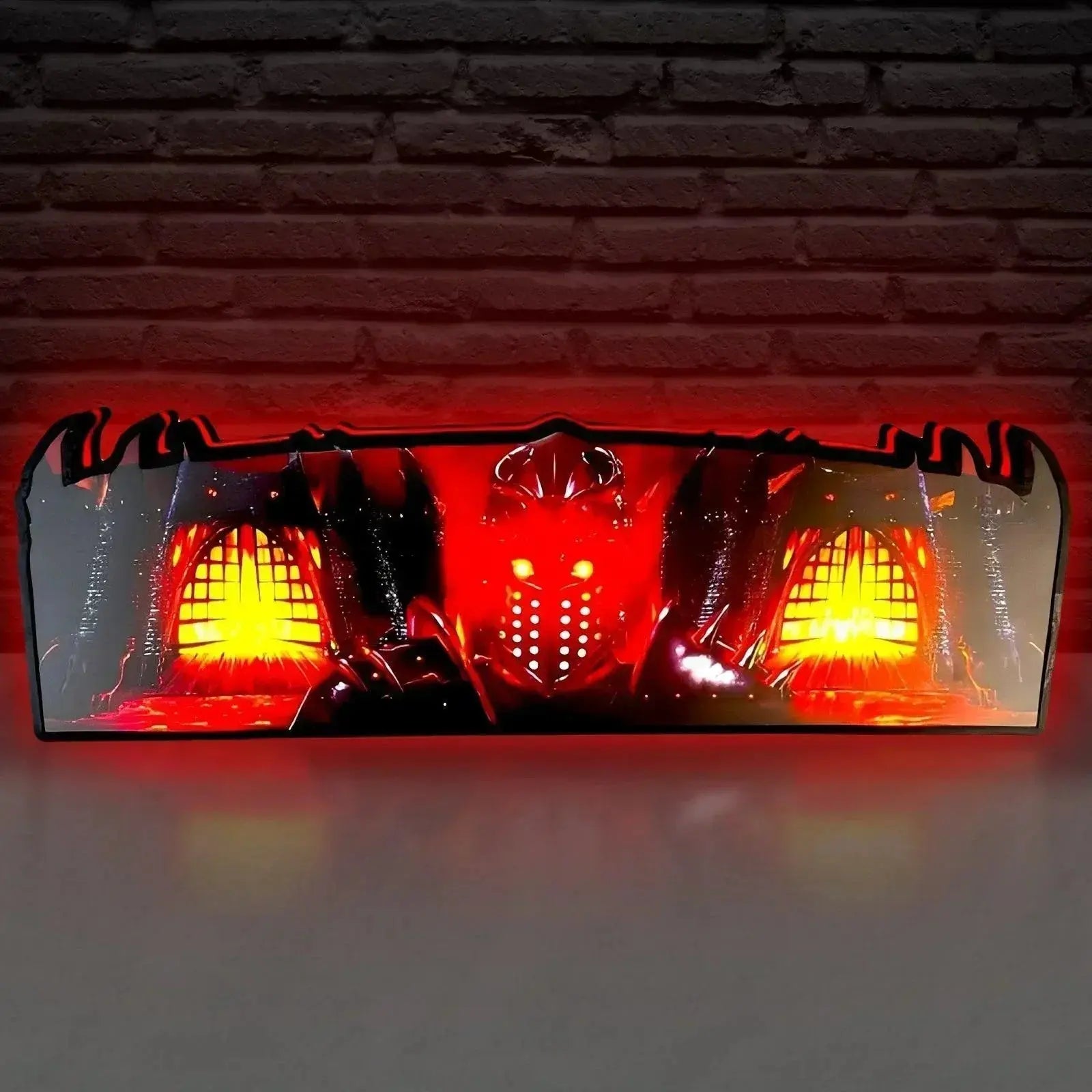 New Arrival exclusive Black Knight Pinball Topper with Eye 3D printed lightbox , Dimmable, and USB powered FYLZGO Signs