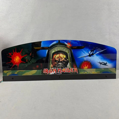 Iron Maiden Pinball Topper 3D Acrylic LED Topper, For  Pinball Mahine, Pinball Topper FYLZGO Signs