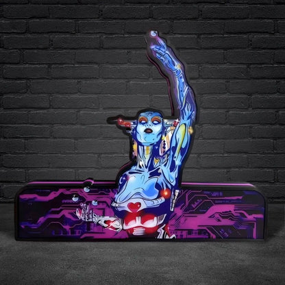 Bride of PinBot Pinball Topper Lightbox for bride of pinbot pinball fans, with LED Radiator USB Powered Dimmable FYLZGO Signs
