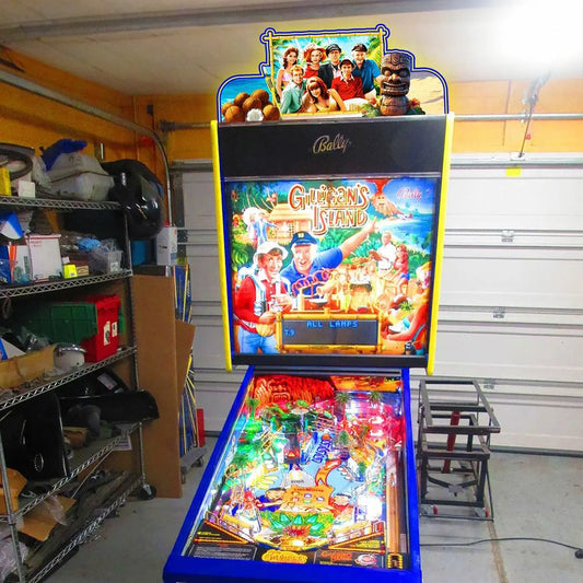 Bally Gilligan's Island Pinball Topper LED Lightbox, 3D Printed Lightbox Rock Your Game FYLZGO Signs