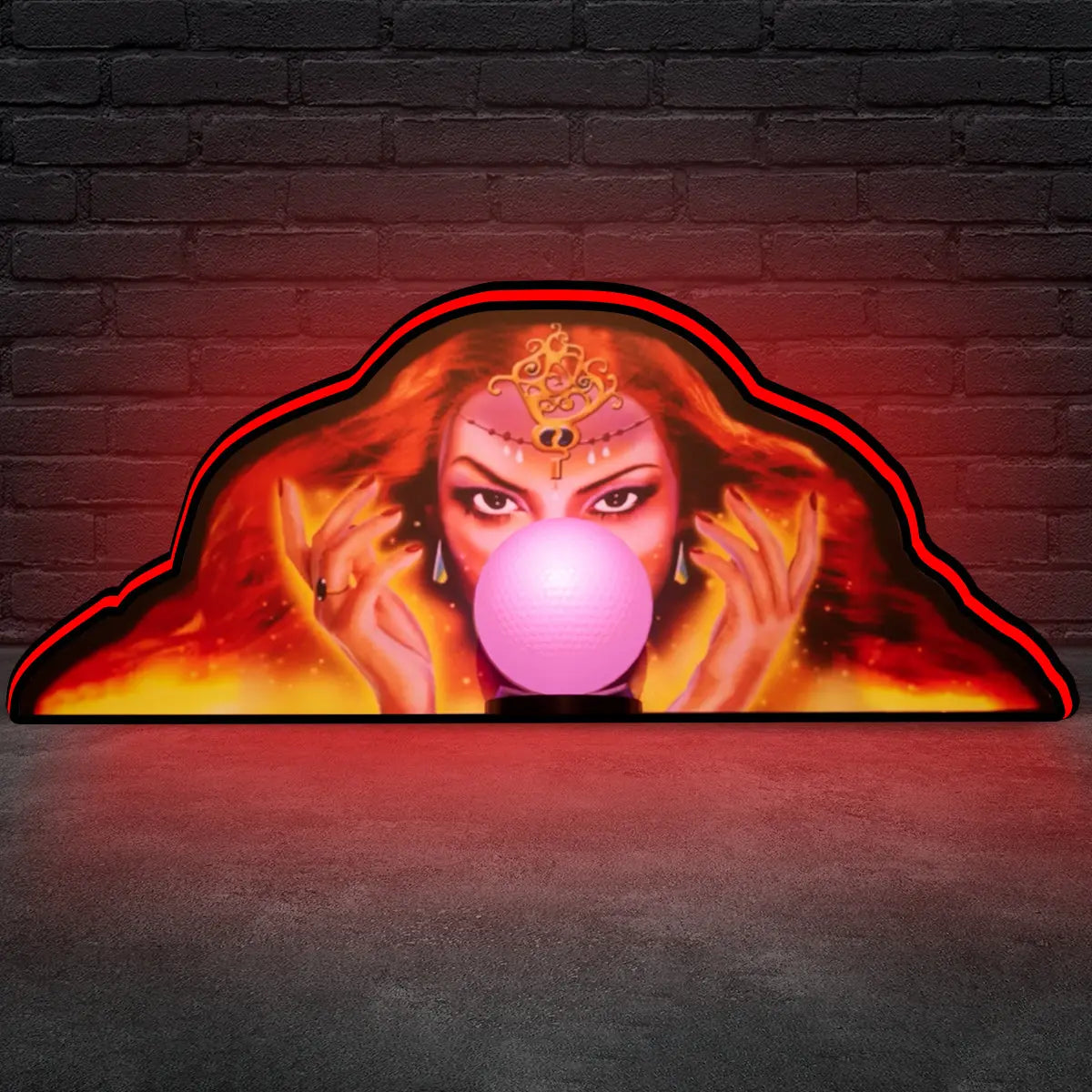 Pinball Magic (Capcom 1995) Pinball Topper for Capcom Pinball Machine, 3D Printed Lightbox Powered by USB Band Dimm Man's Cave FYLZGO Signs