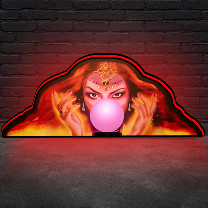 Pinball Magic (Capcom 1995) Pinball Topper for Capcom Pinball Machine, 3D Printed Lightbox Powered by USB Band Dimm Man's Cave FYLZGO Signs