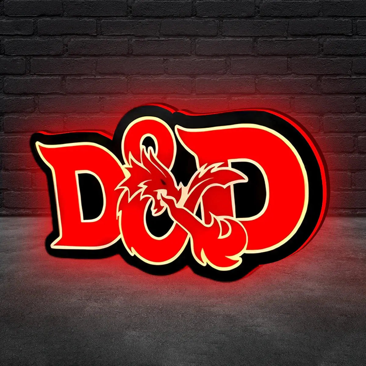 Dungeons and Dragons Lightbox D&D Gift Dungeons & Dragons LED Lamp FYLZGO Signs