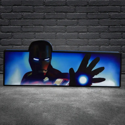 Iron Man topper, Pinball Topper LED Lightbox,  3D Printed Lightbox Rock Your Game FYLZGO Signs