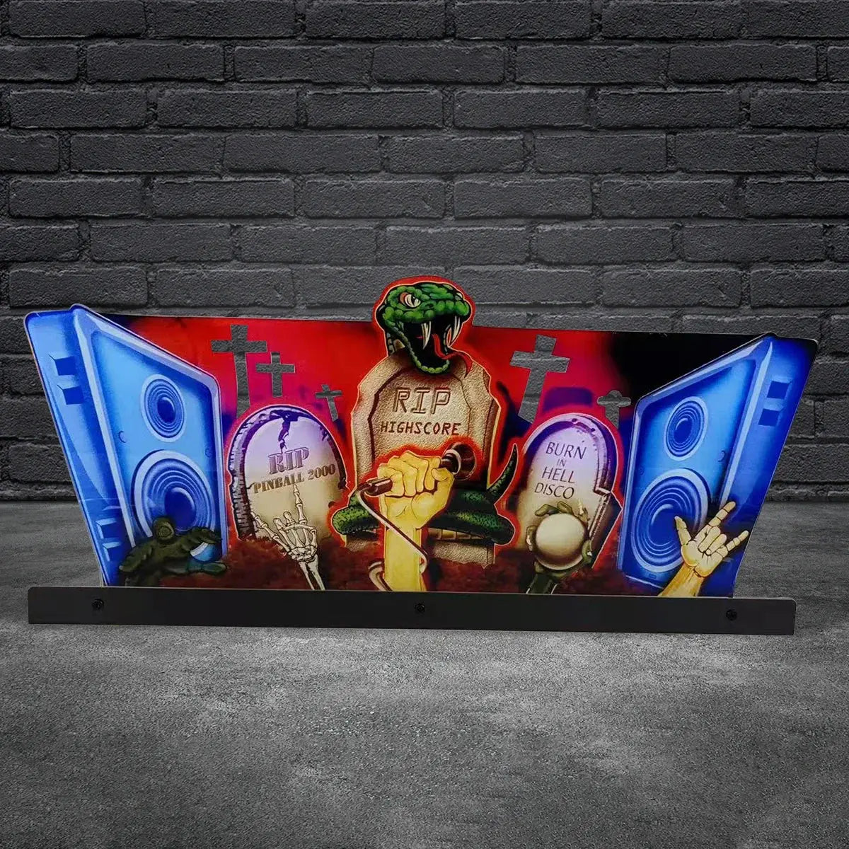 Metallica 3D Acrylic LED Topper, for Pinball Machine, Pinball Topper FYLZGO Signs