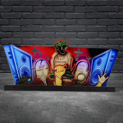 Metallica 3D Acrylic LED Topper, for Pinball Machine, Pinball Topper FYLZGO Signs