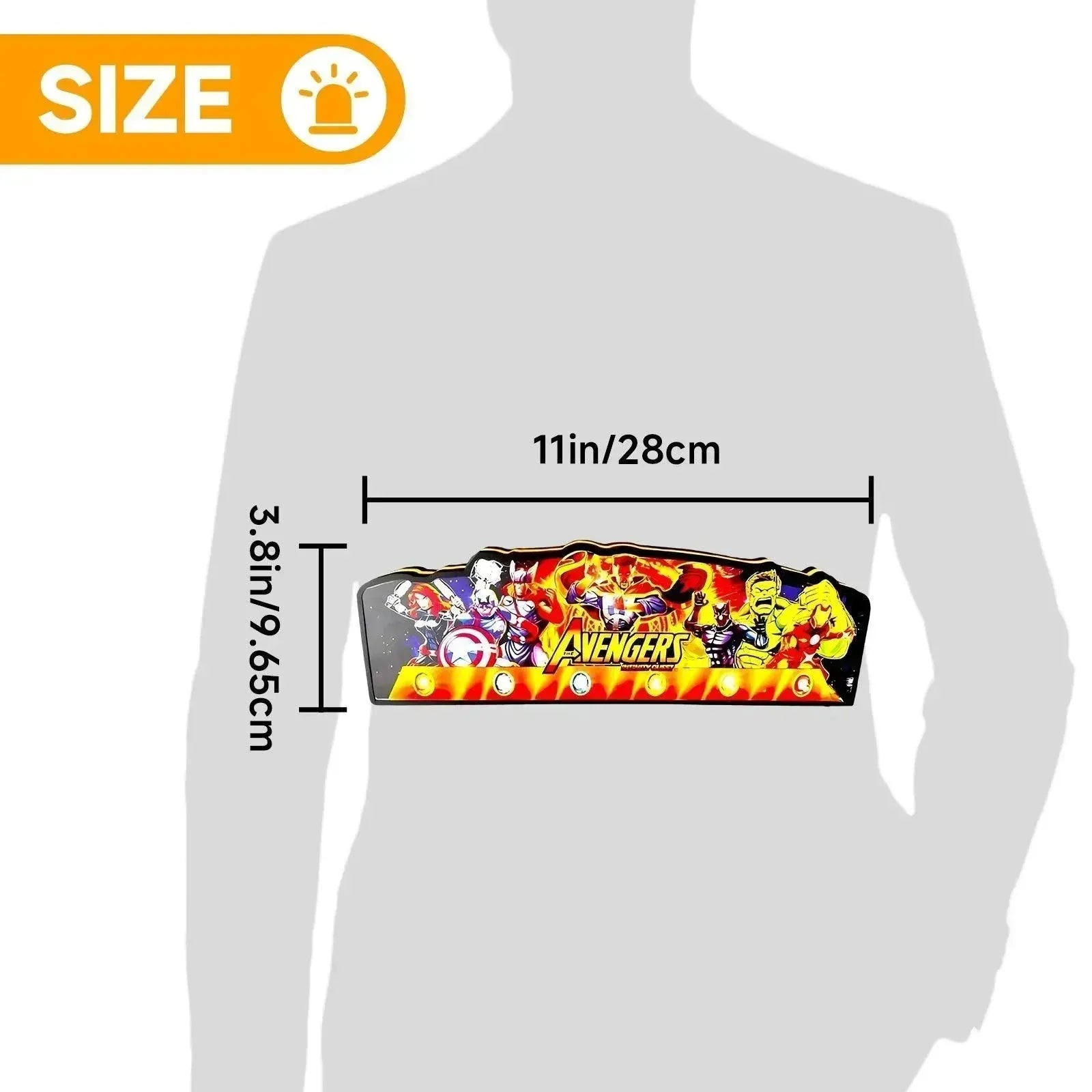 New Arrival Avengers Infinity Quest Pinball Topper 3D printed lightbox art Marvel LED, Dimmable, and USB powered FYLZGO Signs