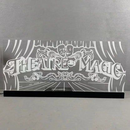 Theatre of Magic pinball topper Acrylic RGB LED Topper, for Pinball Machine, Pinball Topper FYLZGO Signs