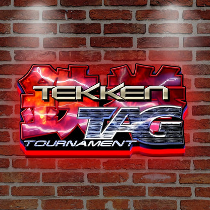 Tekken 3 Tag Tournament 3D Printed LED Lightbox FYLZGO Signs