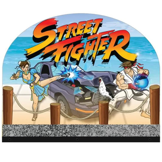 Street Fighter Arcade Topper 3D Acrylic LED Topper, For Arcade Game Art Repro Game Machine, Arcade Topper FYLZGO Signs