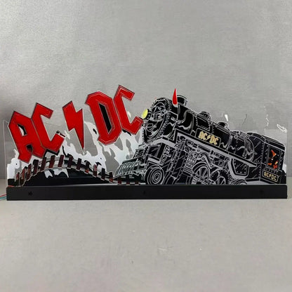 AC/DC Topper 3D Acrylic LED Topper, For Stern Pinball Mahine, Pinball Topper FYLZGO Signs