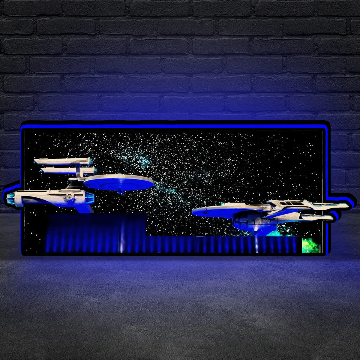 Topper TS 2025 for Star Trek, 3D Printed Lightbox Powered by USB Band Dimm Wall Art Decor Man's Cave FYLZGO Signs