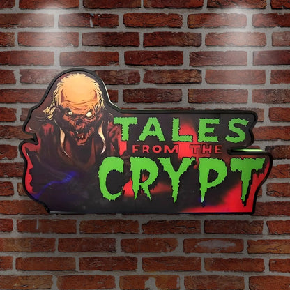 Tales From The Cpypt Pinball Topper LED Lightbox Sign Dimmable & Powered by USB FYLZGO Signs