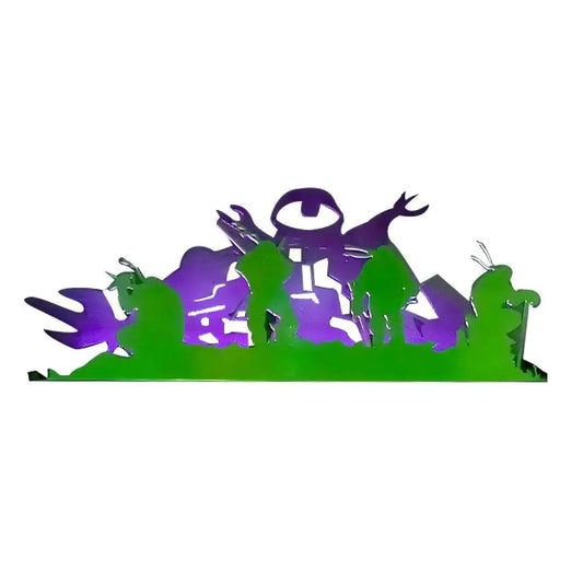 Teenage Mutant Ninja Turtles TMNT Pinball Silhouette Topper FYLZGO Signs
