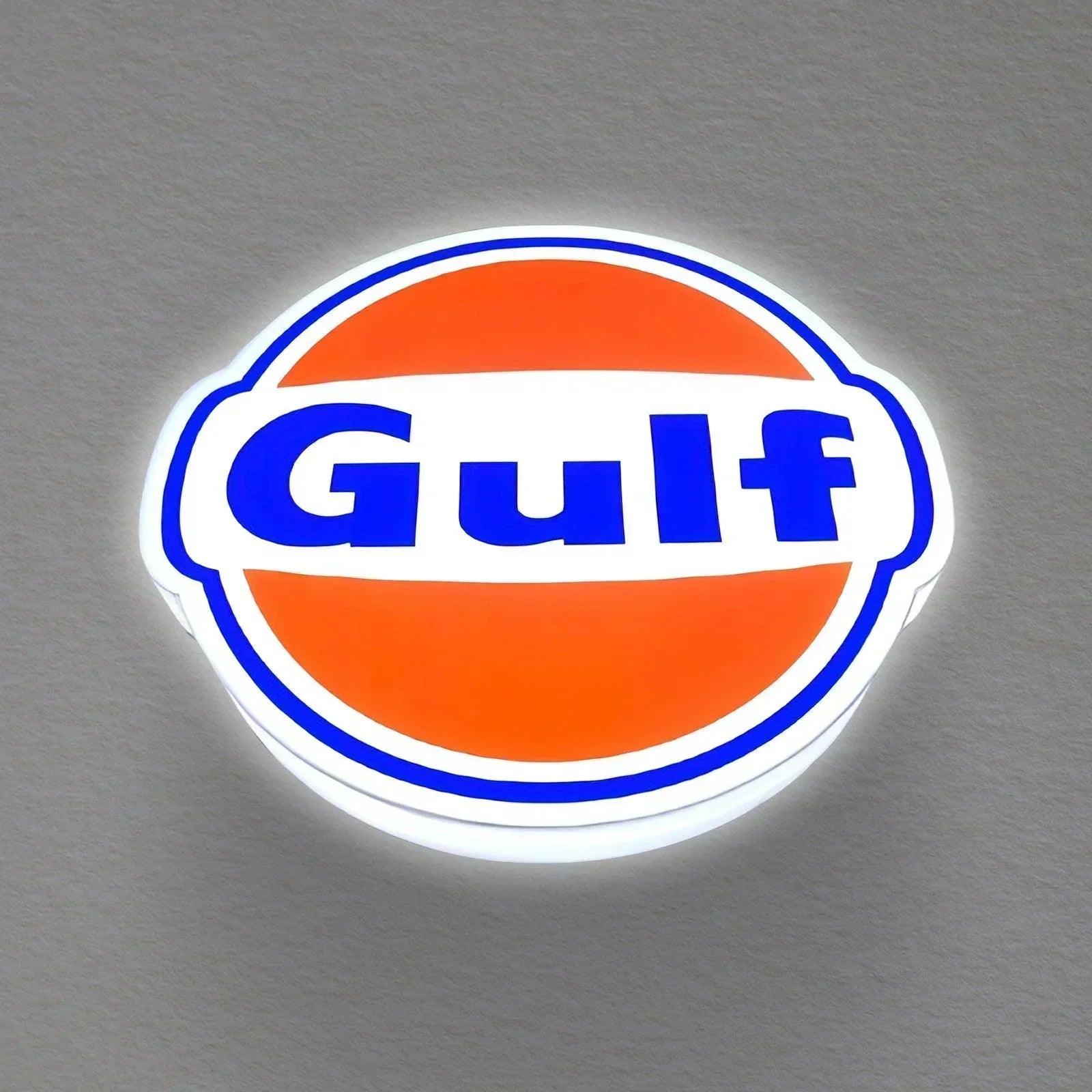Custom Business Sign Gulf Gas Logo 3D Lightbox FYLZGO Signs