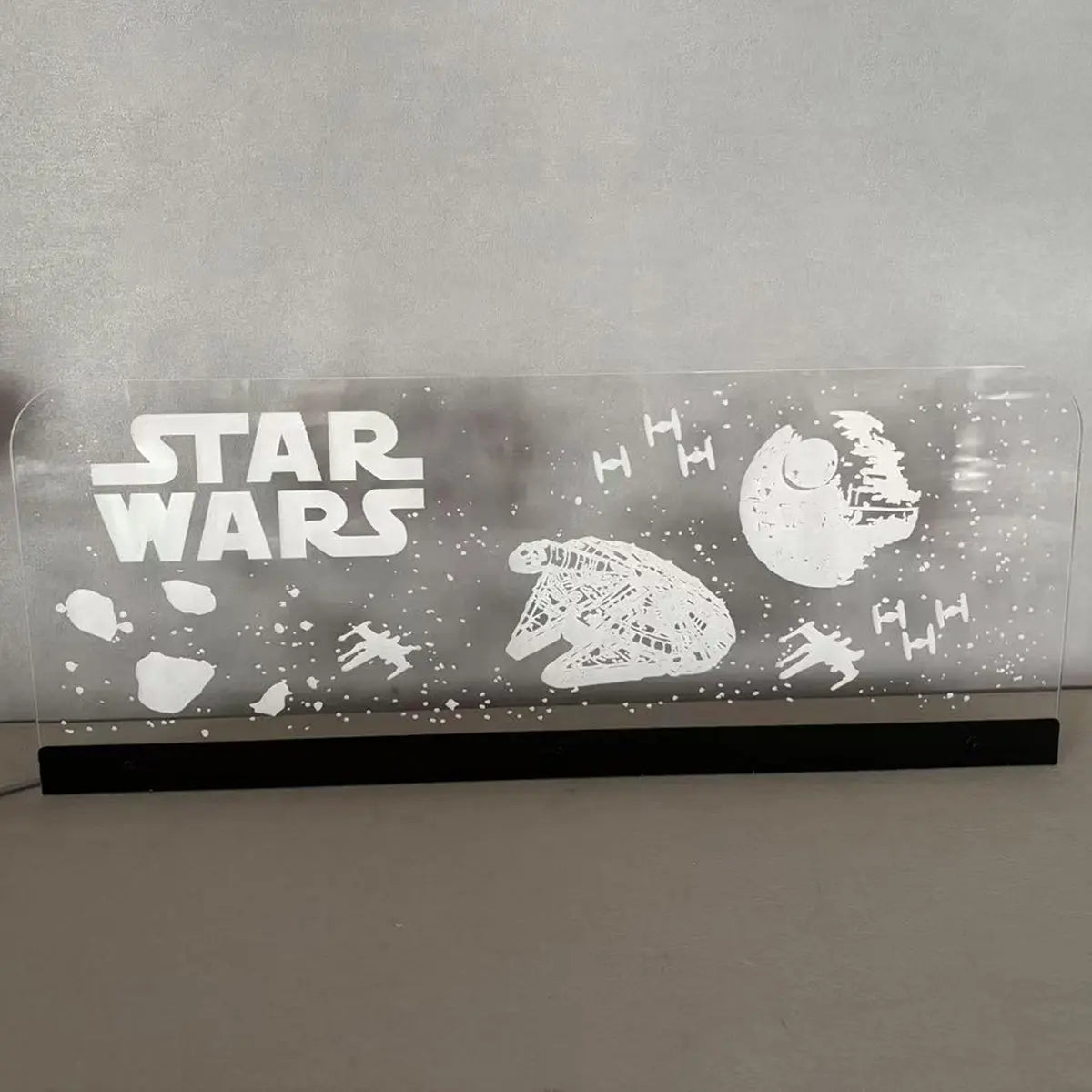 Star Wars Acrylic RGB LED Topper, for Pinball Machine, Pinball Topper FYLZGO Signs