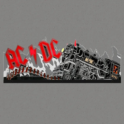 AC/DC Topper 3D Acrylic LED Topper, For Stern Pinball Mahine, Pinball Topper FYLZGO Signs