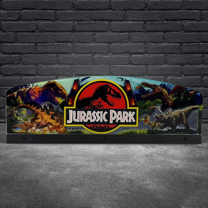 Jurassic Park Stern Pinball Topper 3D Acrylic LED Topper, For Stern Pinball Machine, Pinball Topper FYLZGO Signs