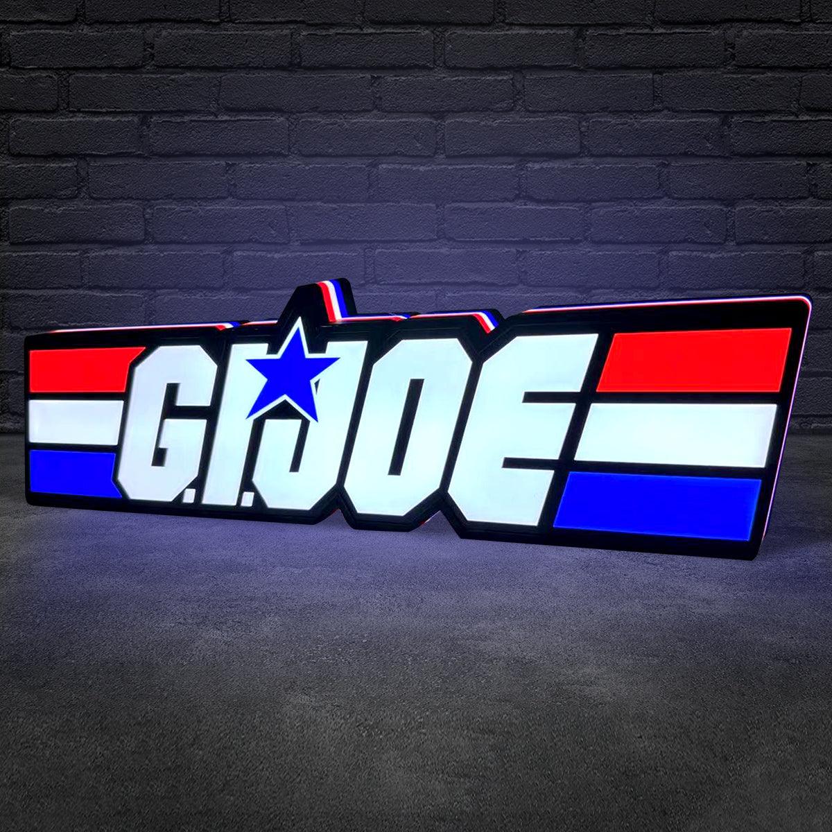 G.I. Joe Sign and Cobra G.I. Joe 3D Printed Lightbox Sign 3D Printed LED Sign G.I. Joe Decoration FYLZGO Signs