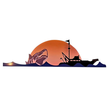 JAWS Pinball Silhouette Topper FYLZGO Signs