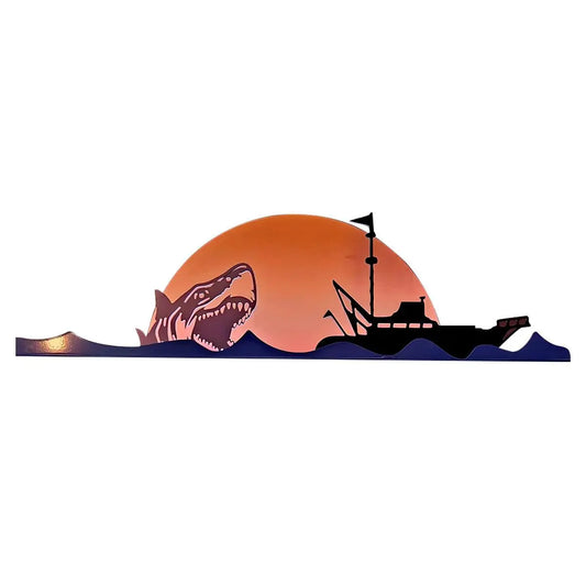 JAWS Pinball Silhouette Topper FYLZGO Signs