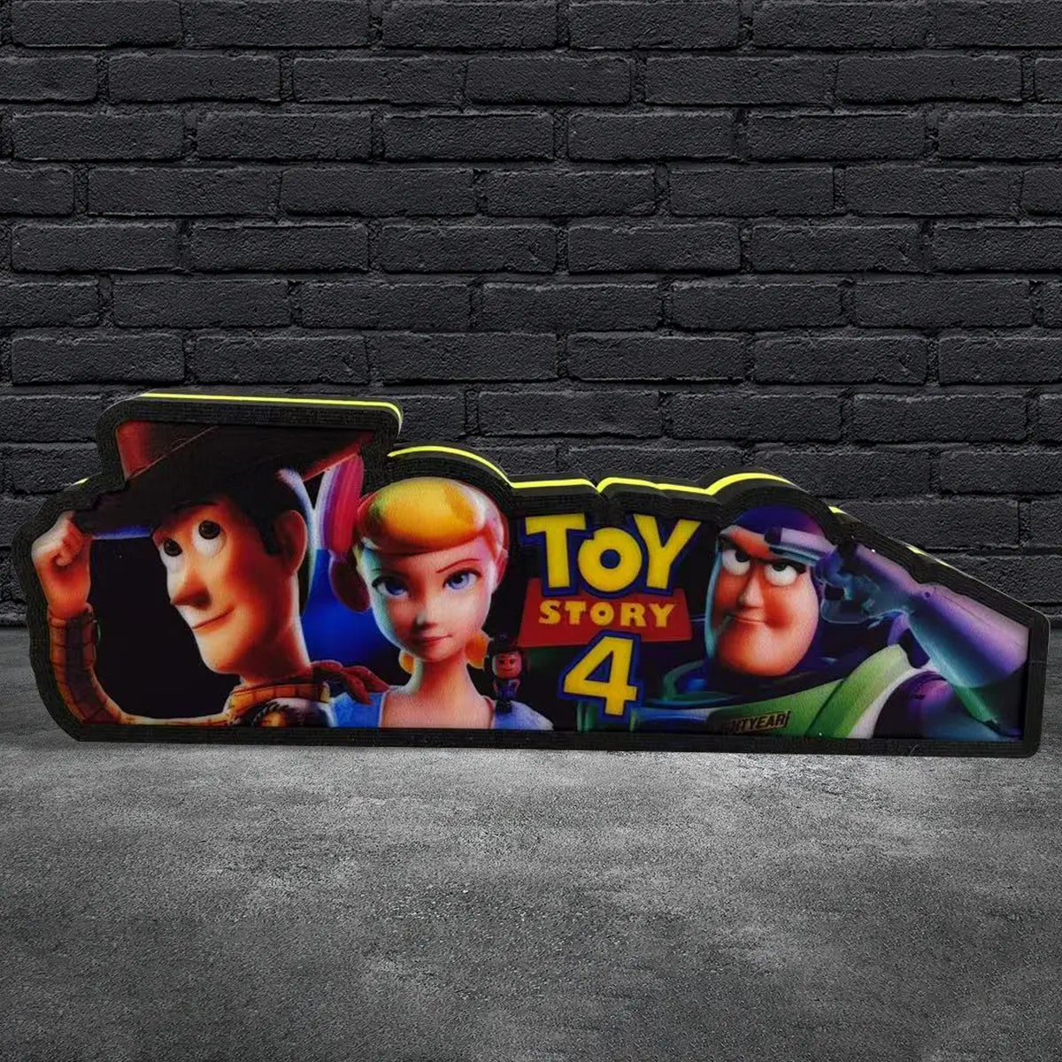 Toy Stroy 4 Pinball Topper LED Lightbox, 3D Printed Lightbox Rock Your Game FYLZGO Signs