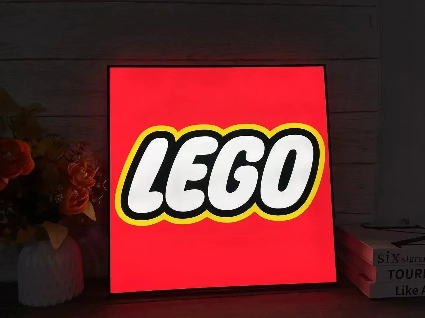 LEGO 3D LED LIGHT SIGN, funny gadgets, lamp, game room decoration light sign FYLZGO Signs