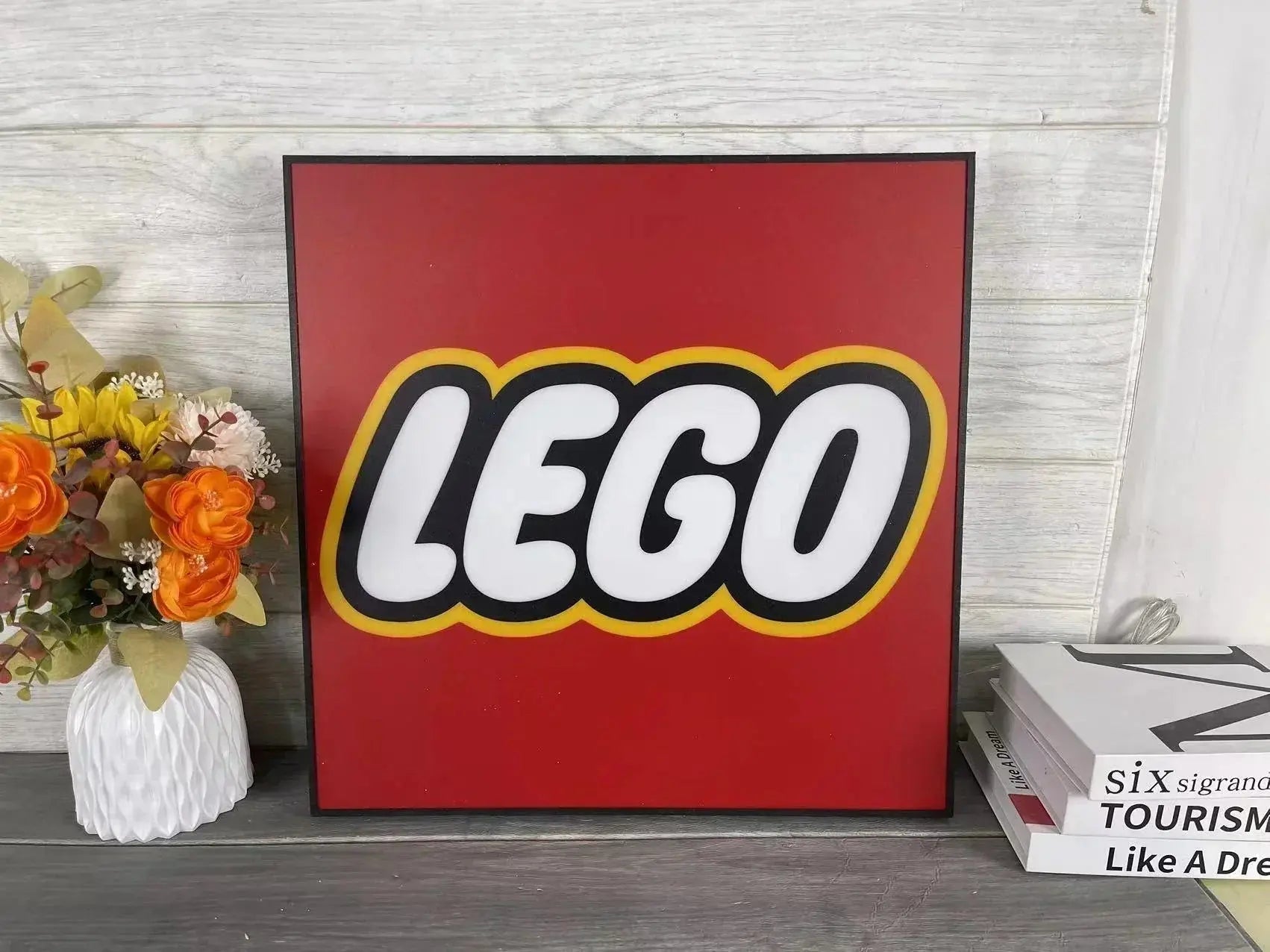 LEGO 3D LED LIGHT SIGN, funny gadgets, lamp, game room decoration light sign FYLZGO Signs