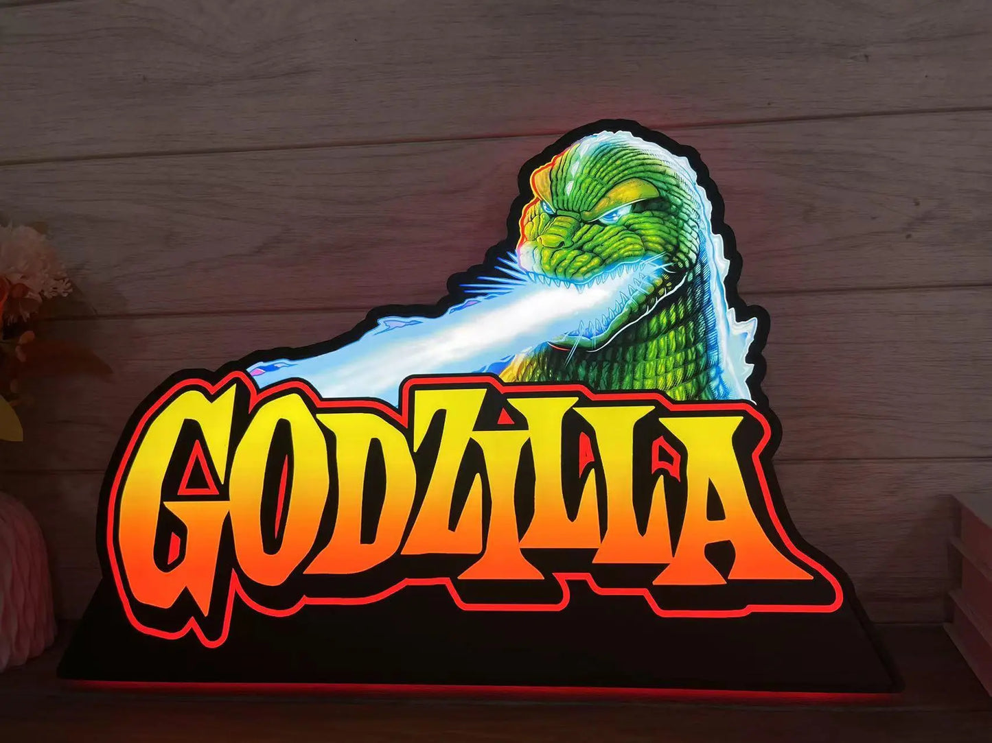Godzilla Pinball Topper LED Light Box Dimmer Enhance Your Pinball Experience FYLZGO Signs